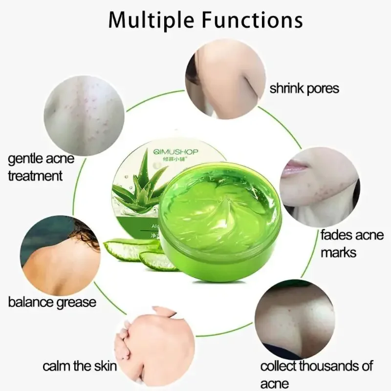 Skin Care Products 99% Aloe Vera Gel Moisturing Skin Face Cream Shrink Pores Day Cream Skincare Sleeping Mask Korean