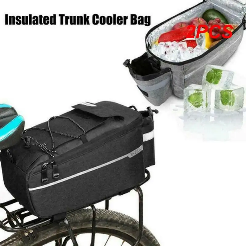 

2PCS Carrier Bag Adjustable Spacious Durable Waterproof Versatile Bike Rear Basket With Panniers Bike Trunk Bag