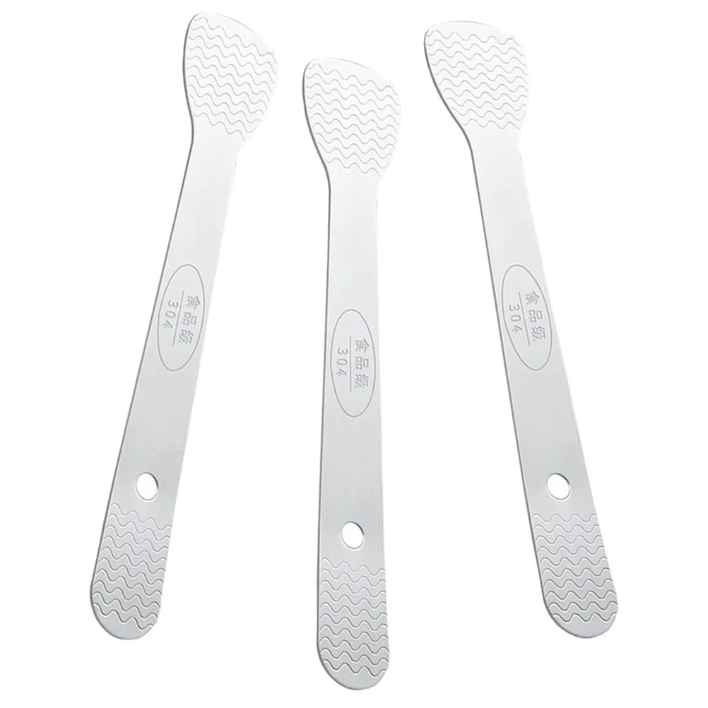3 Pcs Dumpling Spoon Scoops Practical Food Stuffing Stainless Steel Wonton Household Filling