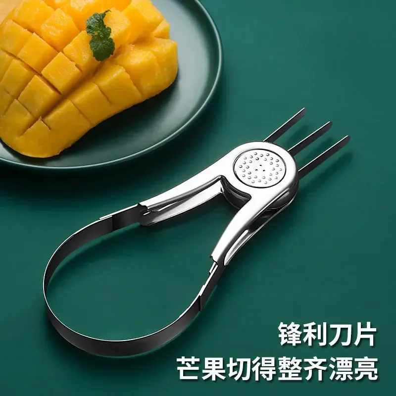 Mango meat extractor 304 stainless steel cut mango cubes artifact pulp separator core cutting fruit artifact