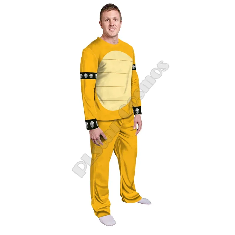 Kids Mom Dad Pajamas 3D All Over Printed Bowser Family Pyjamas Cosplay Clothes