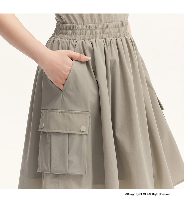 Dress Women Faux Two-Piece Design Versatile Summer New Square Collar Slim Fit Short Skirt Suitable For Petite 11 Dress Women Faux Two-Piece Design Versatile Summer New Square Collar Slim Fit Short Skirt Suitable For Petite