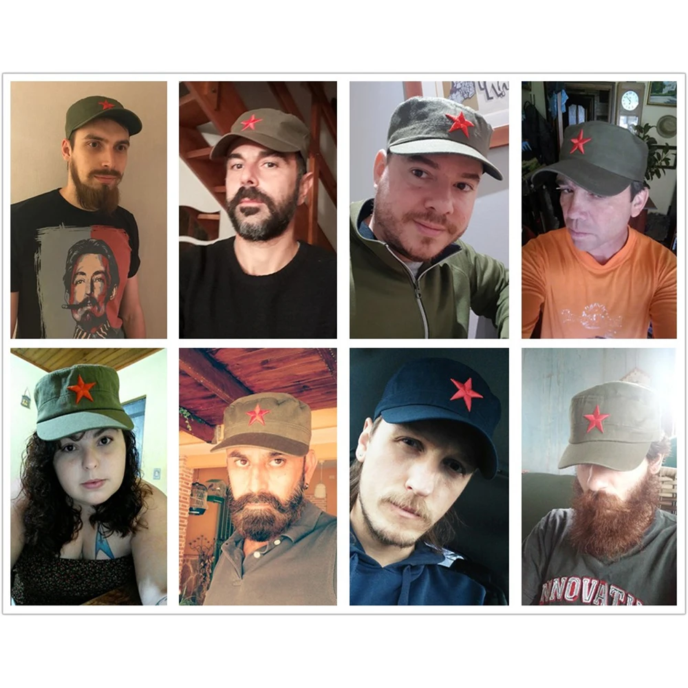 Climate Communist Cap Caps Hats Men Red 