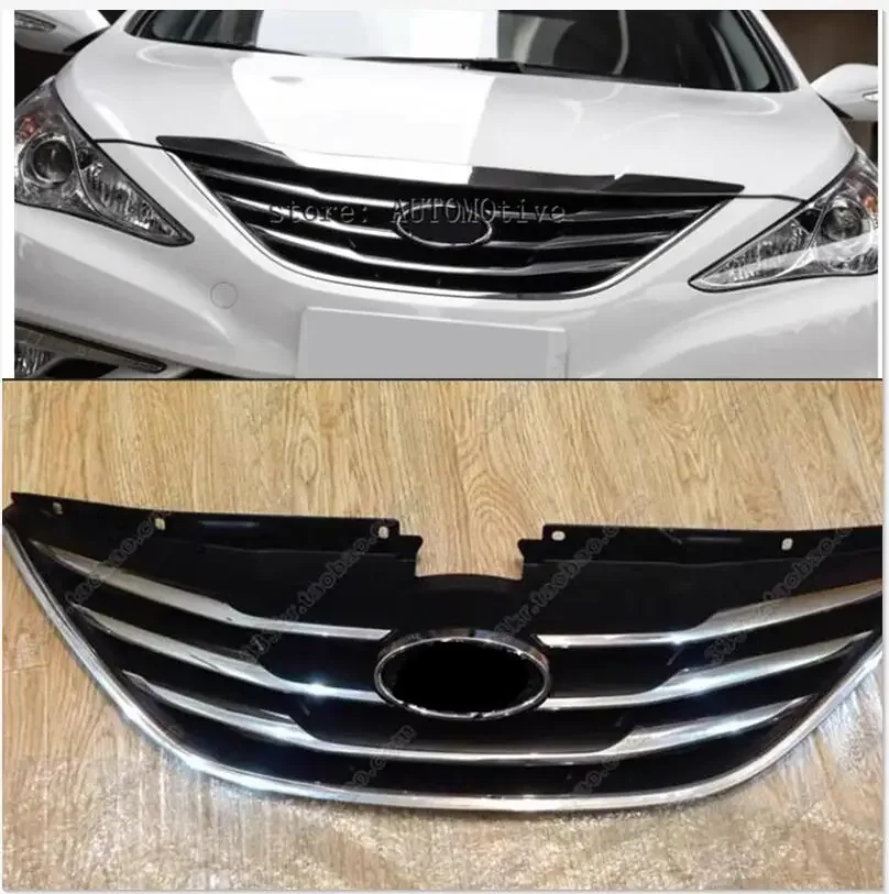 

Решетка для бампера ABS Chrome Honey, решетка для переднего автомобиля, решетка для Hyundai SONATA 8GE i45 2010 2011 2012 2013 2014 2015 racing