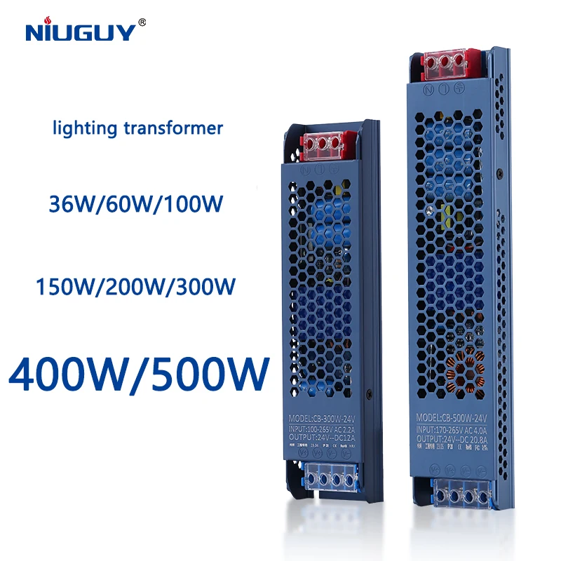 Transformador de Iluminação Led Transformador Driver Conversor Adequado para Luminárias dc 12v 24v 500w 400w 300w 200w 100w 60w 45w