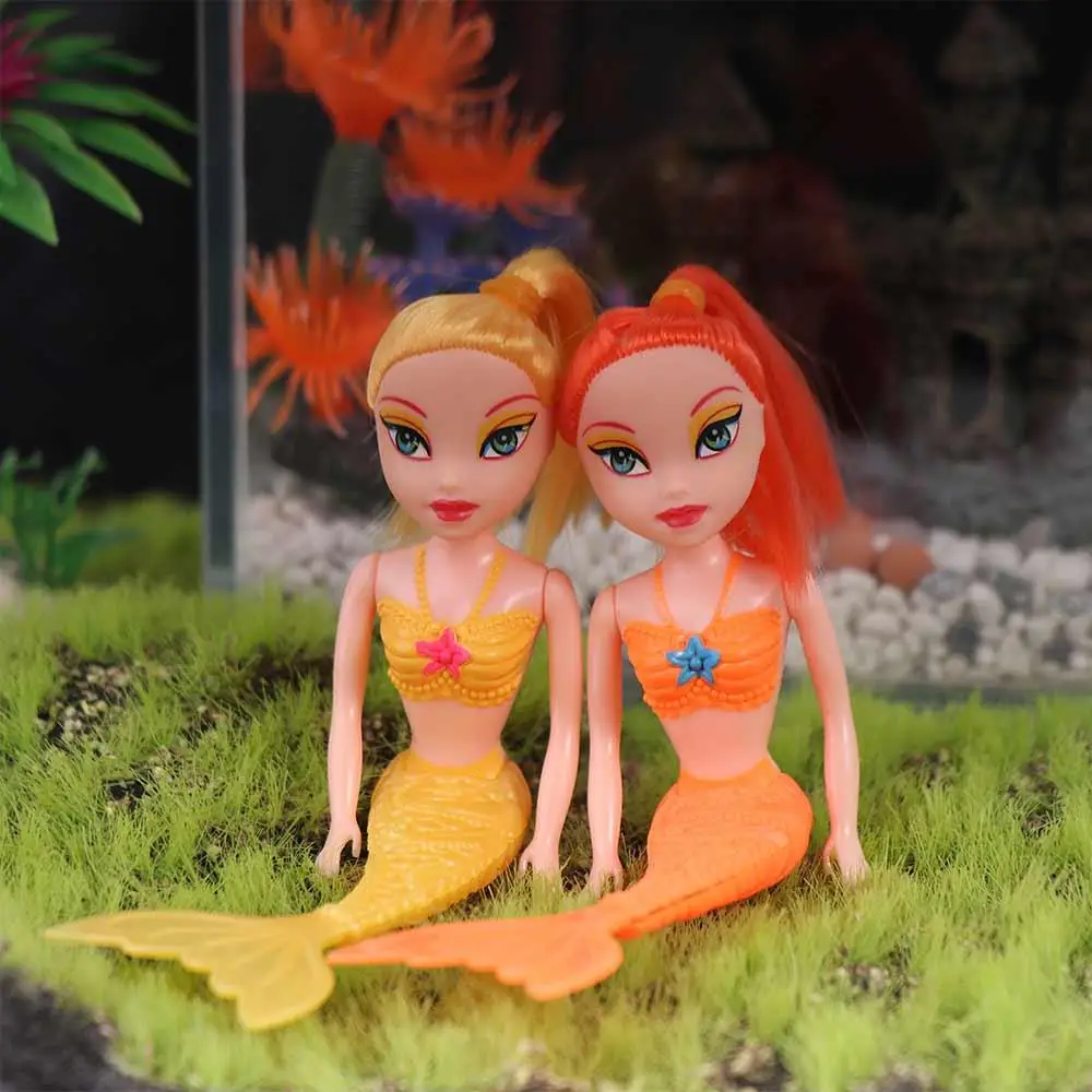 For  16cm Birthday Present Educational Classic Girls  Princess Fairy Doll Swimming Pool Toys Mermaid Doll