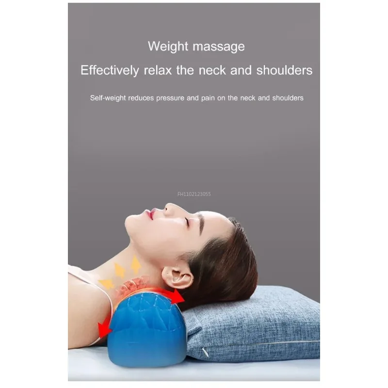 Breathable Cervical Pillow Cervical Spine Neck Protective Equipment Elastic Gel Pillow Multi-Function Orthopedic Pillows Cushion
