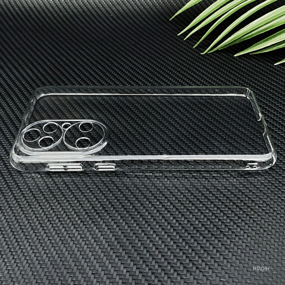 Durable Shockproof Clear Phone Case - Hard PC Plastic Cover