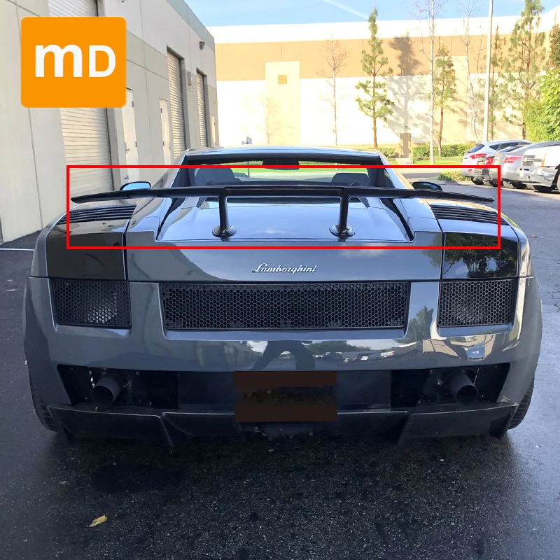 

Черный спойлер из углеродного волокна для Lamborghini Galado LP550 LP560 LP570, модифицированный спойлер для хвостового крыла, обновленные автомобильные аксессуары