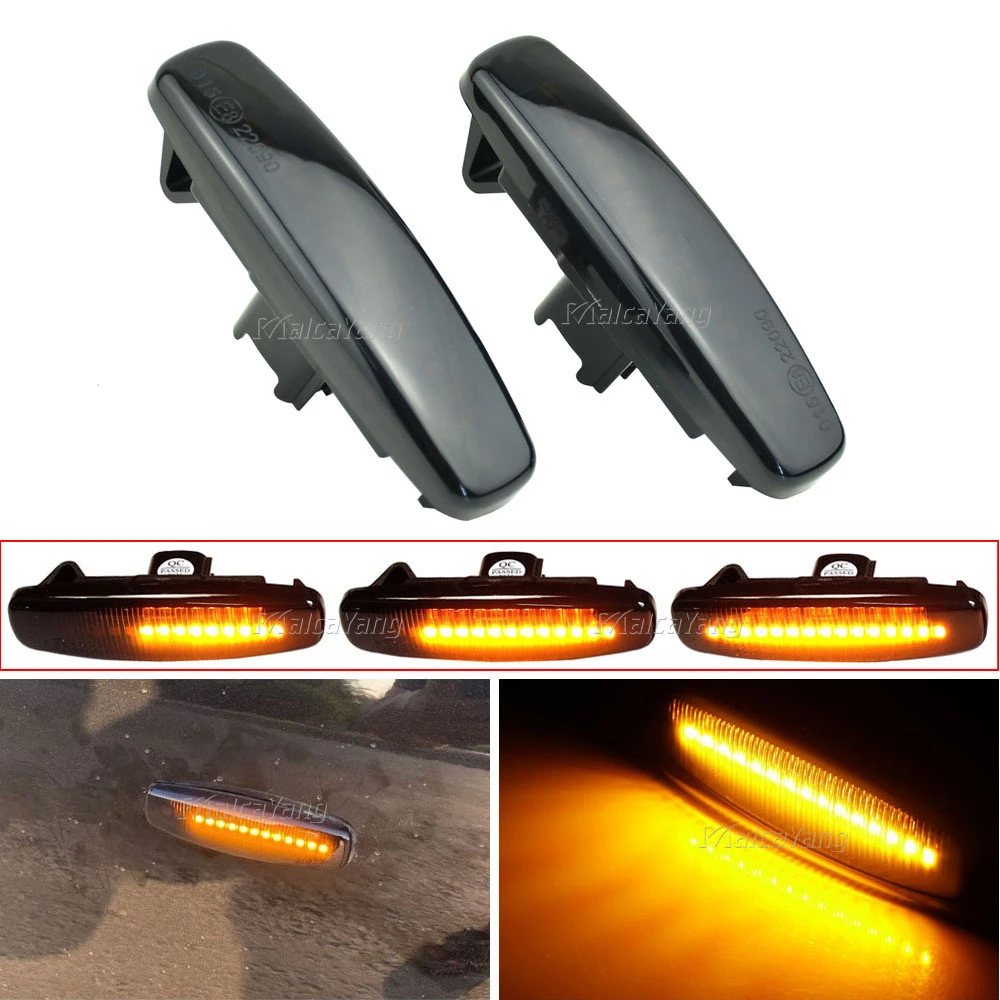 LED Side Marker Blinker Turn Signal Light For Infiniti EX25 EX35 EX37