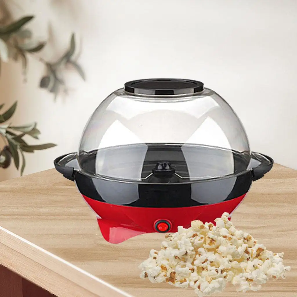 Popcorn Machine, Nonstick Plate, Electric Stirring with Quick-Heat