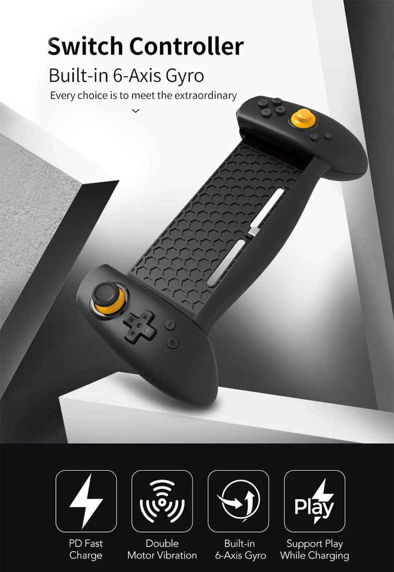 DOBE Switch Console Grip Controller fit for Nintendo Switch Game Accessories