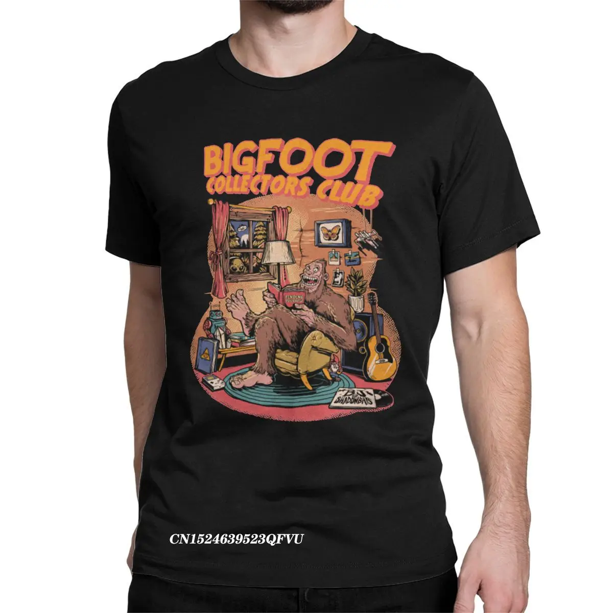 

Funny Podcasting Clubhouse T-Shirts Men Women's Cotton Tshirt Comedy Humor Horror Bigfoot Harajuku Tees Original Clothes