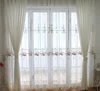 Luxury Curtains Sheer For Living Room Lace Blue Embroidered Pink-purple Romantic Princess Window Screen Kitchen Tulle Drapes 5
