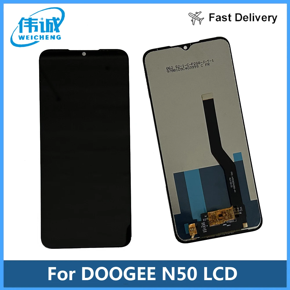 

Новый протестированный ЖК-дисплей диагональю 6,52 дюйма Для DOOGEE N50, Внешний ЖК-дисплей, сенсорный дигитайзер для ЖК-датчика doogee n50