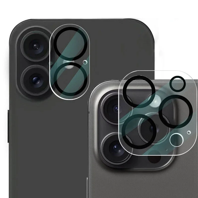 Luxury 9D HD Camera Lens Tempered Glass Protector - Anti-Scratch Back Cover
