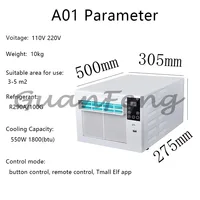 Climatiseur portable mini pour fenêtre avec télécommande 3
