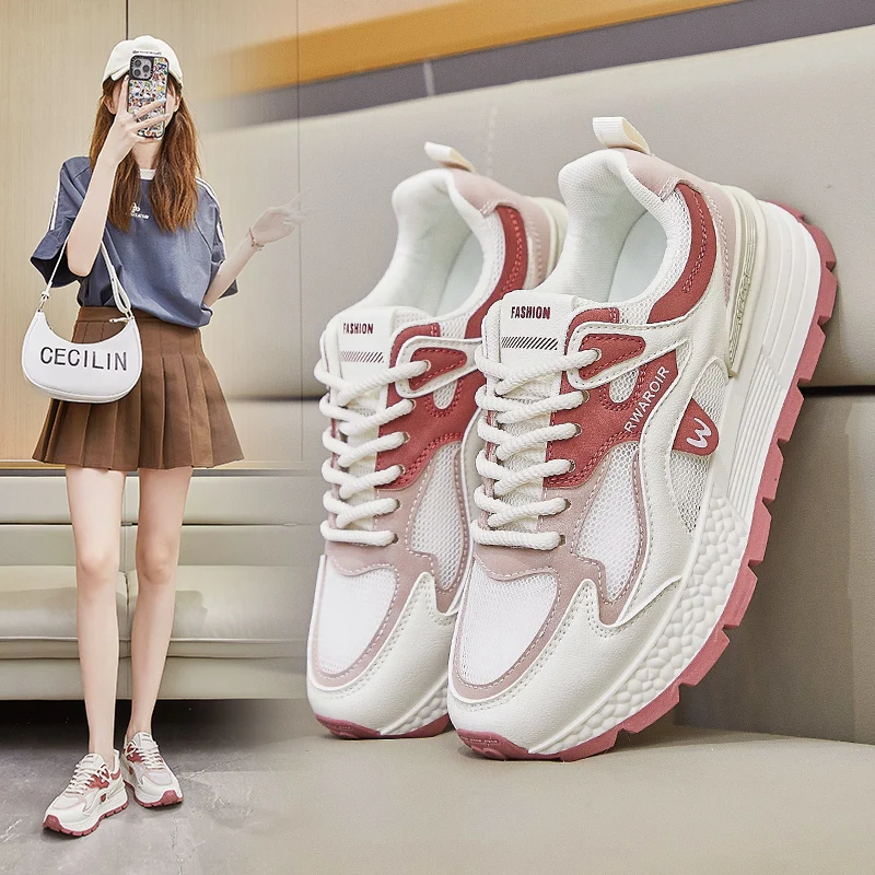

Серо-красные женские спортивные тренировочные туфли для гольфа, удобная спортивная обувь для девушек, Нескользящие кроссовки для гольфа