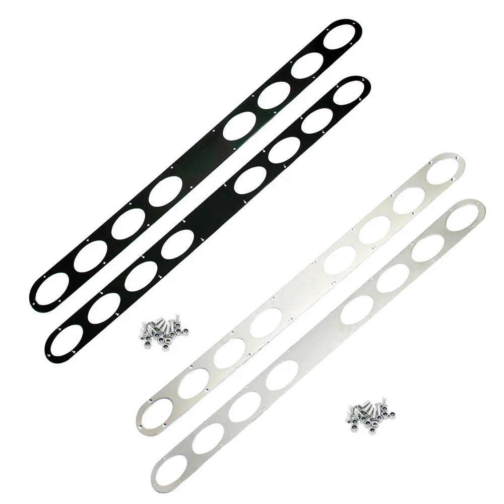 リアバンパーブレードキット,1ピース,ユニバーサルアルミニウム,8穴