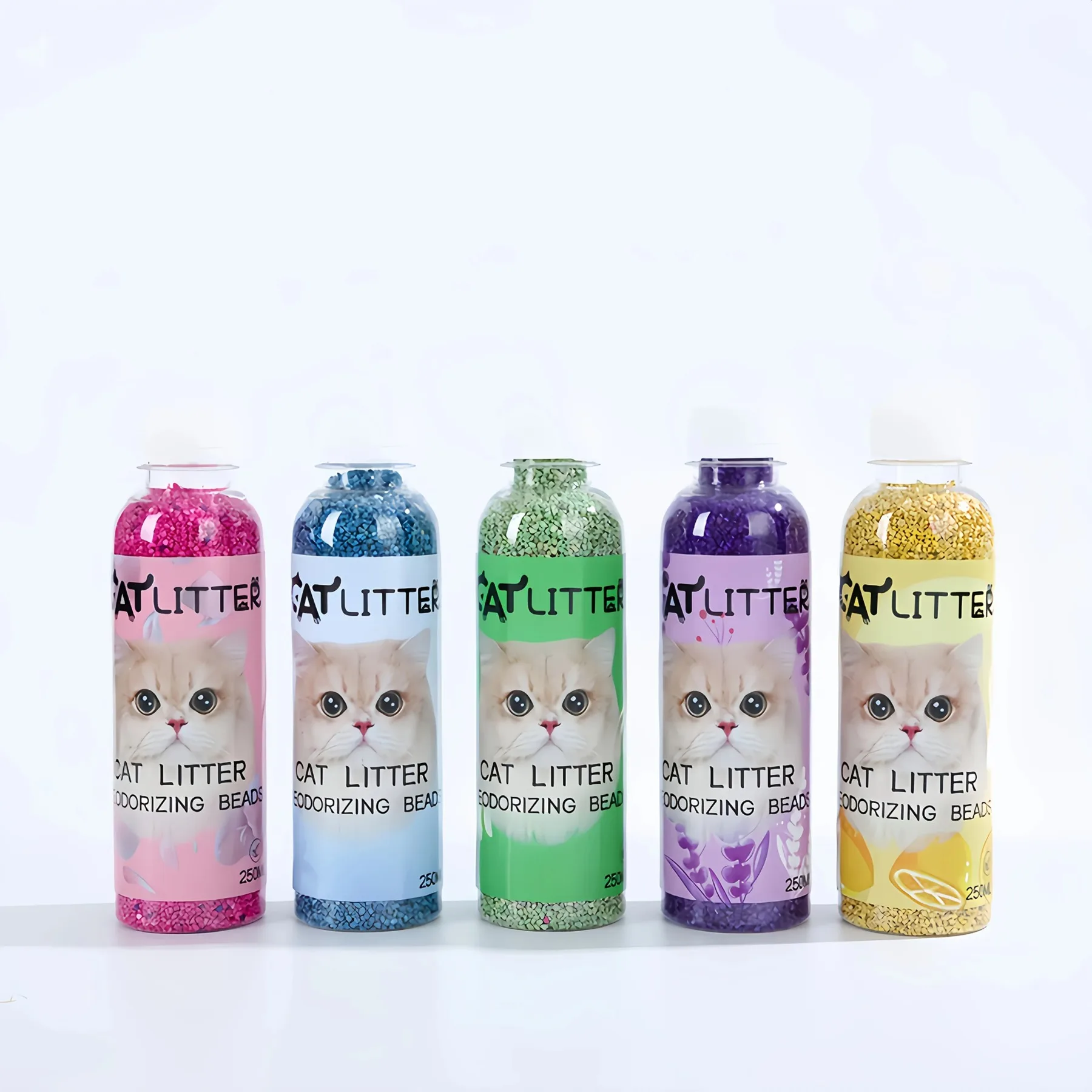 고양이 화장실 탈취 비즈 한 병 - 집을 향기롭게 하고 냄새 제거