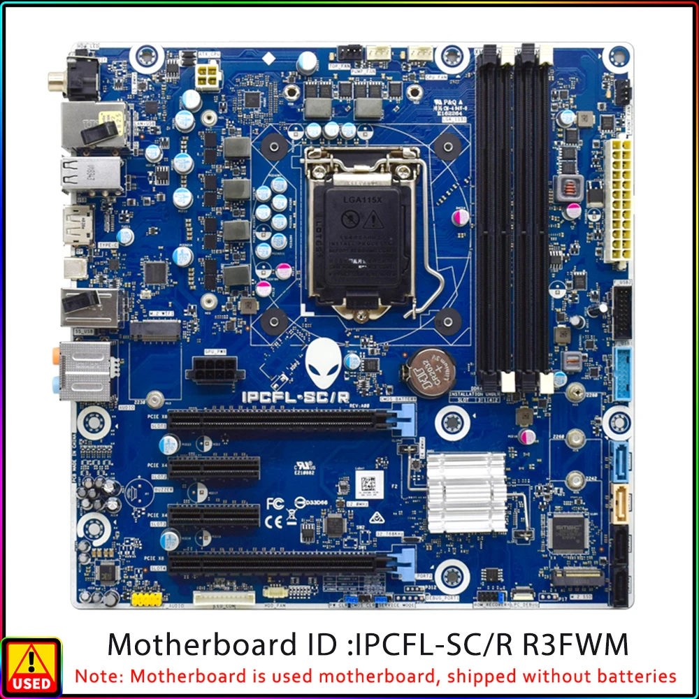 Per La Scheda Madre Dell Alienware Aurora R8 Ipcfl-Sc/R R3Fwm 2Xrcm