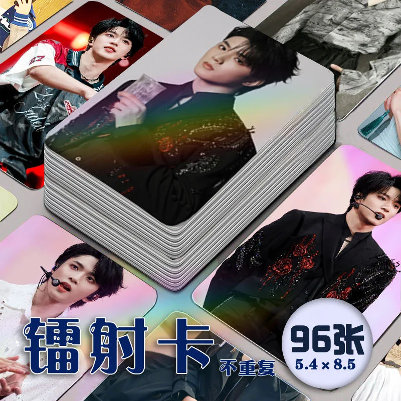 96pcs TNT Teens in Times TimHe Junlin Liu Yaowen Ma Jiaqi Song Yasuan Yan Haoxiang Ding Chengxin Zhang Zhenyuan Laser Mini Card
