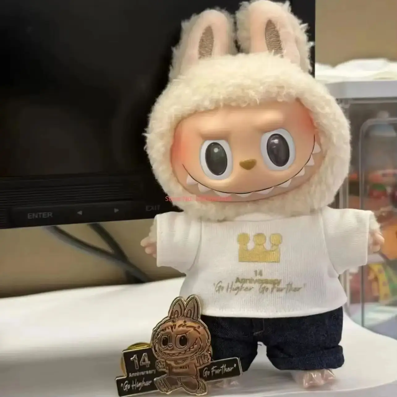 Popmart 14th Anniversary Employee Gift Box Labubu Vinyl Doll Doll