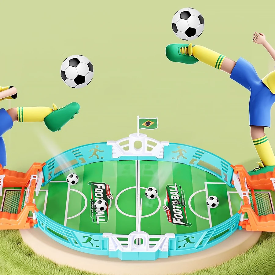 Children's table football toys Puzzle board game Table game two players against table interactive indoor football toys 4