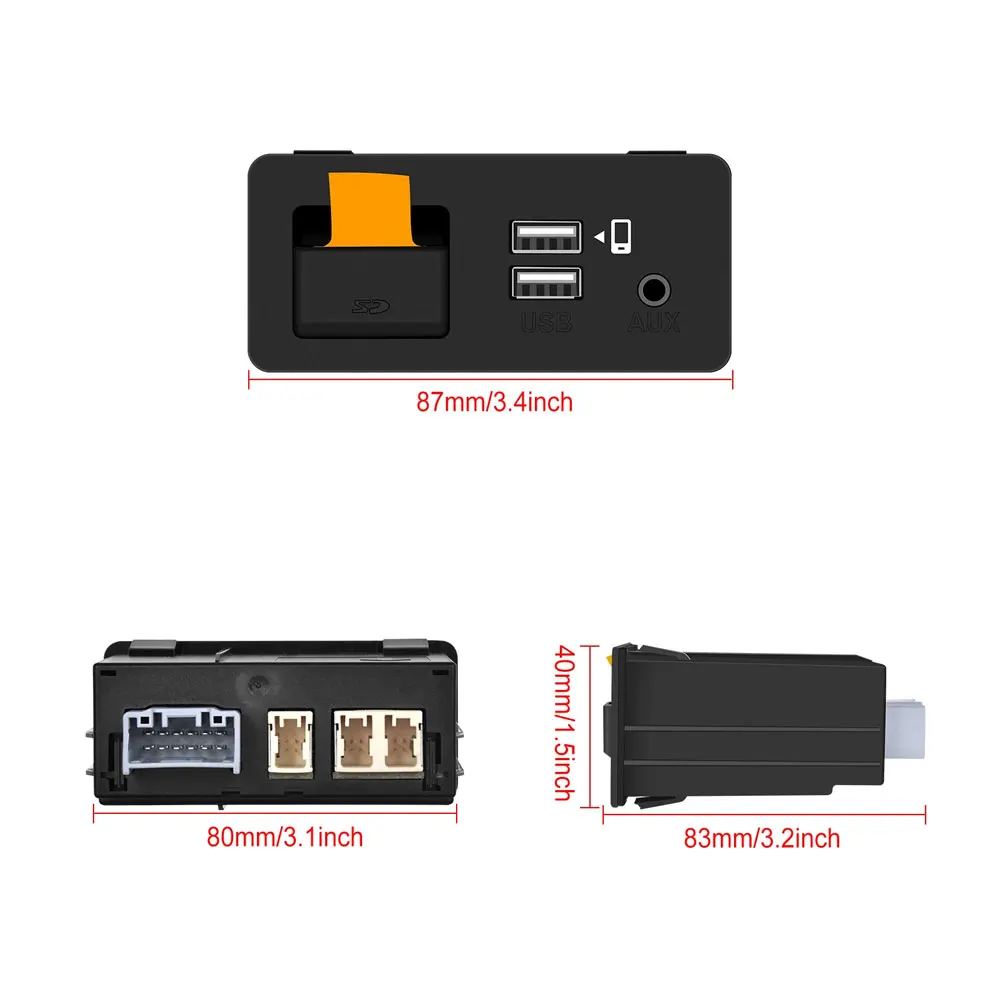 XUDA ׷̵  ī÷, ȵ̵ ڵ USB  , OEM,  3 6 2 CX5 CX3 CX8 CX9 Miata MX5 TK78669U0C  ŰƮ