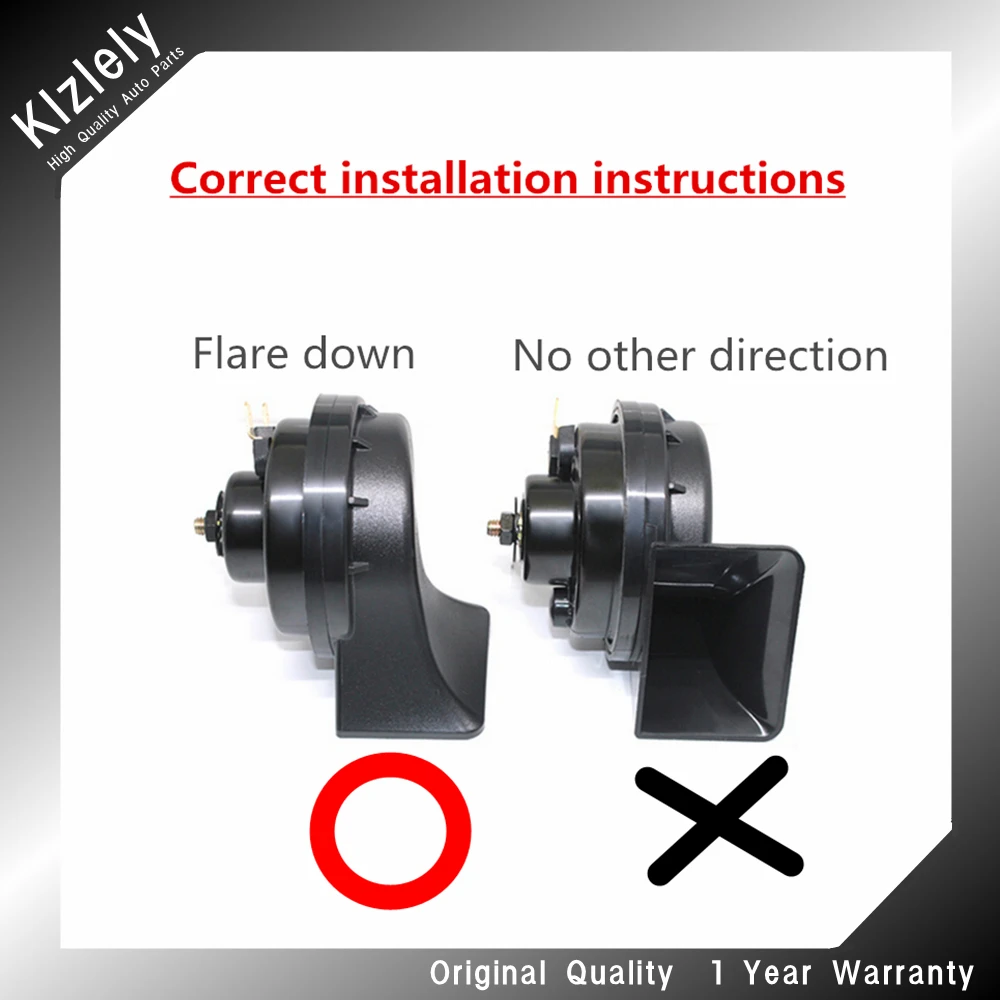 Snail Type Horn For LEXUS RX350 RX450h HS250h CT200h SC430 12V 410/510Hz Loud AutoHorn 110-125Db Twin Tone Waterproof Car Horns