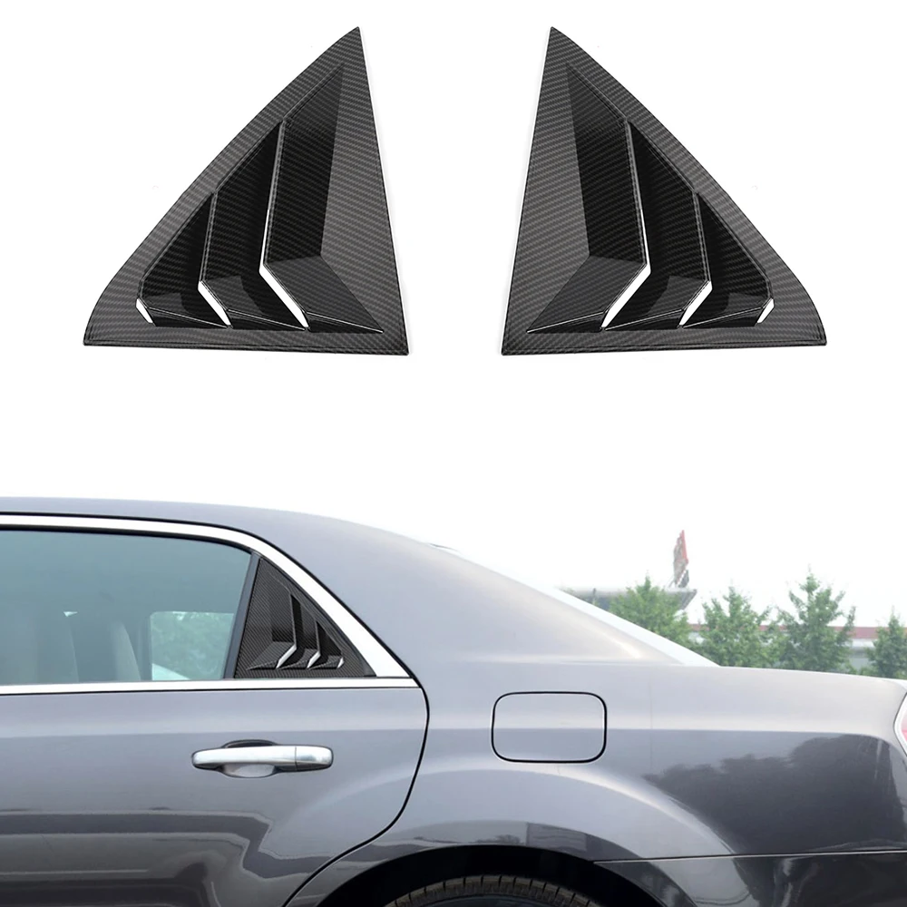 For Jeep Chrysler 300C 2011 Up Car Exterior Parts Rear Window Louvers