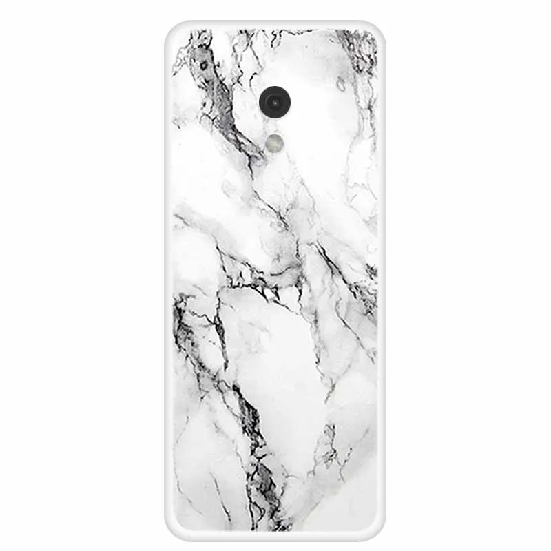 Marble Painted Clear TPU Back Cover - Protective Clear Shell