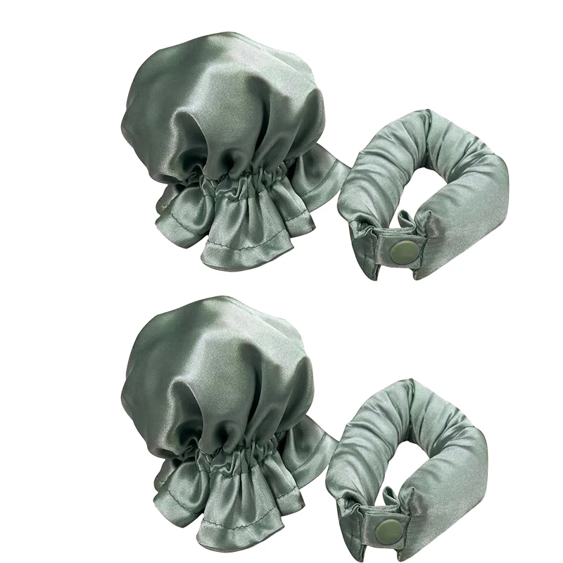 Heatless Curling Rollers - Soft Silk Hair Styling Tools for Effortless Waves and Curls