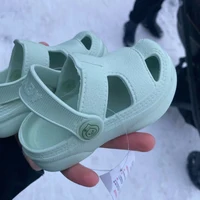 Summer Cute Hole Slippers For Kids Cold Non-Slip Sandals Garden Beach Sandals Boys Girl Soft Comfortable breathable Shoes 3