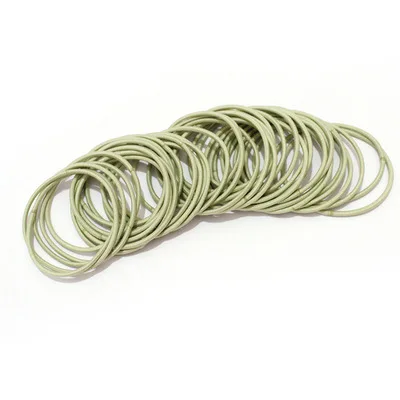50pcs/100pcs/bag Hair Accessories Women Rubber Bands Scrunchies Elastic Hair Bands Girls Headband Decorations Ties Gum for Hair Light green-50pcs
