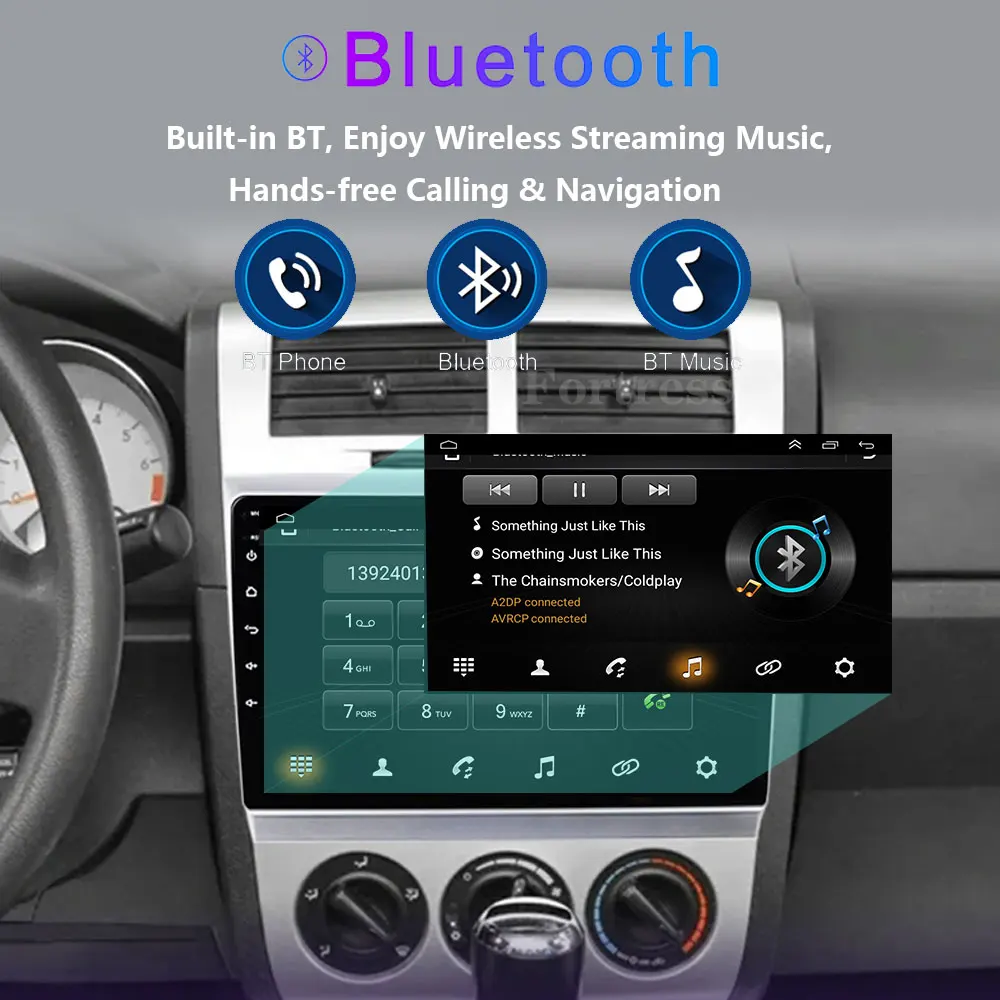 Radio de coche Android 16 para Dodge calibre Jeep Compass 1 MK Patriot 2006 - 2010 unidad principal 4G LTE 5G WIFI QLED BT Qualcomm 2DIN NAVI 6
