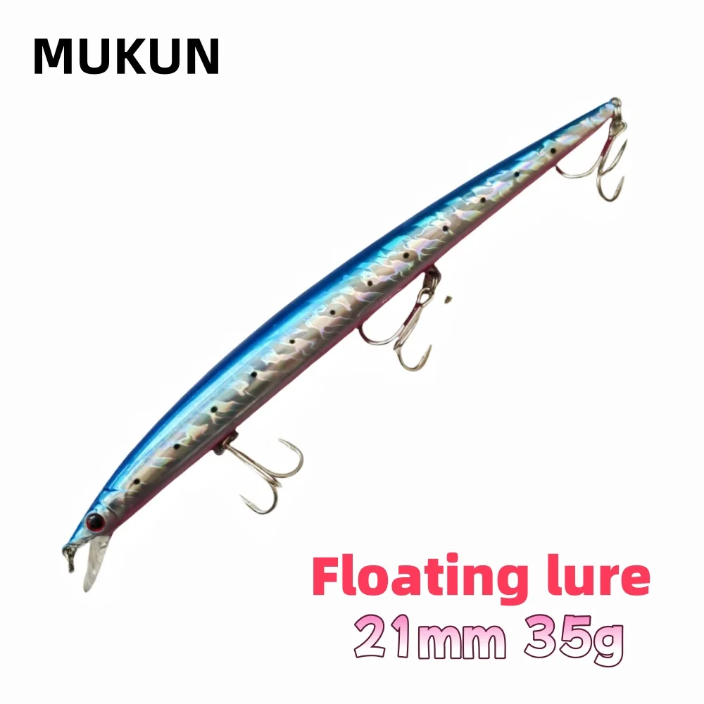 jerk Minnow 210mm/34g Lure Long Casting Minnow Floating Pesca jerkbaits body steel stainless hardcore minnow