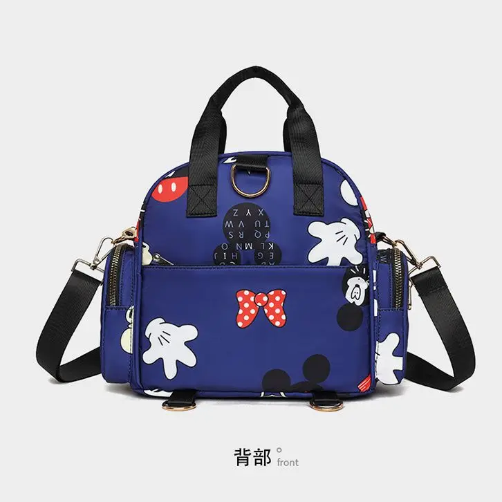 MINISO Disney Mickey Fashion Printed Backpack for Women High Quality, Large Capacity, Sweet and Versatile Storage Backpack