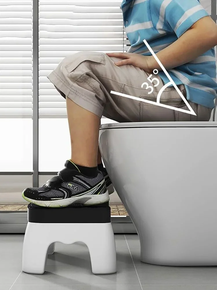 Plastic Step Stool Portable Squatting Poop Foot Stool Bathroom Stool For Children Pregnant Woman