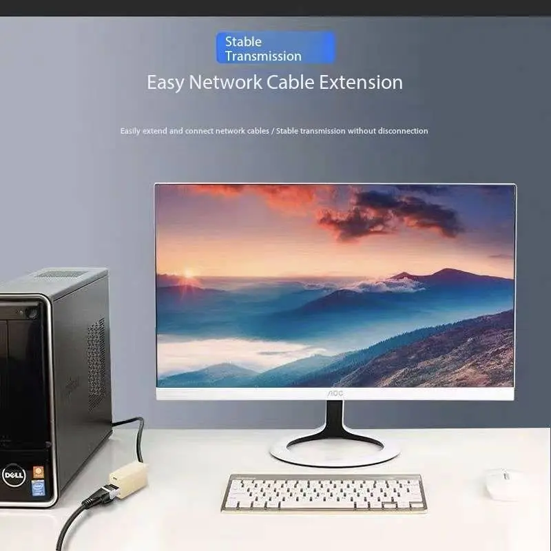 1/2/3/5/10pcs RJ45 커플러 이더넷 케이블 연장 어댑터 LAN 커넥터 암-암 네트워크 연결용