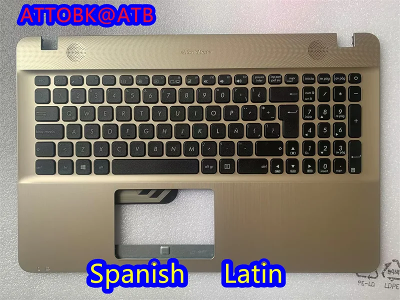 Teclado com Moldura para Palmrest para Asus sp la ru br us X541 X541u X541ua X541uv X541s X541sc X541sa X541uj R541u R541 X541l X541s - Imagem 4