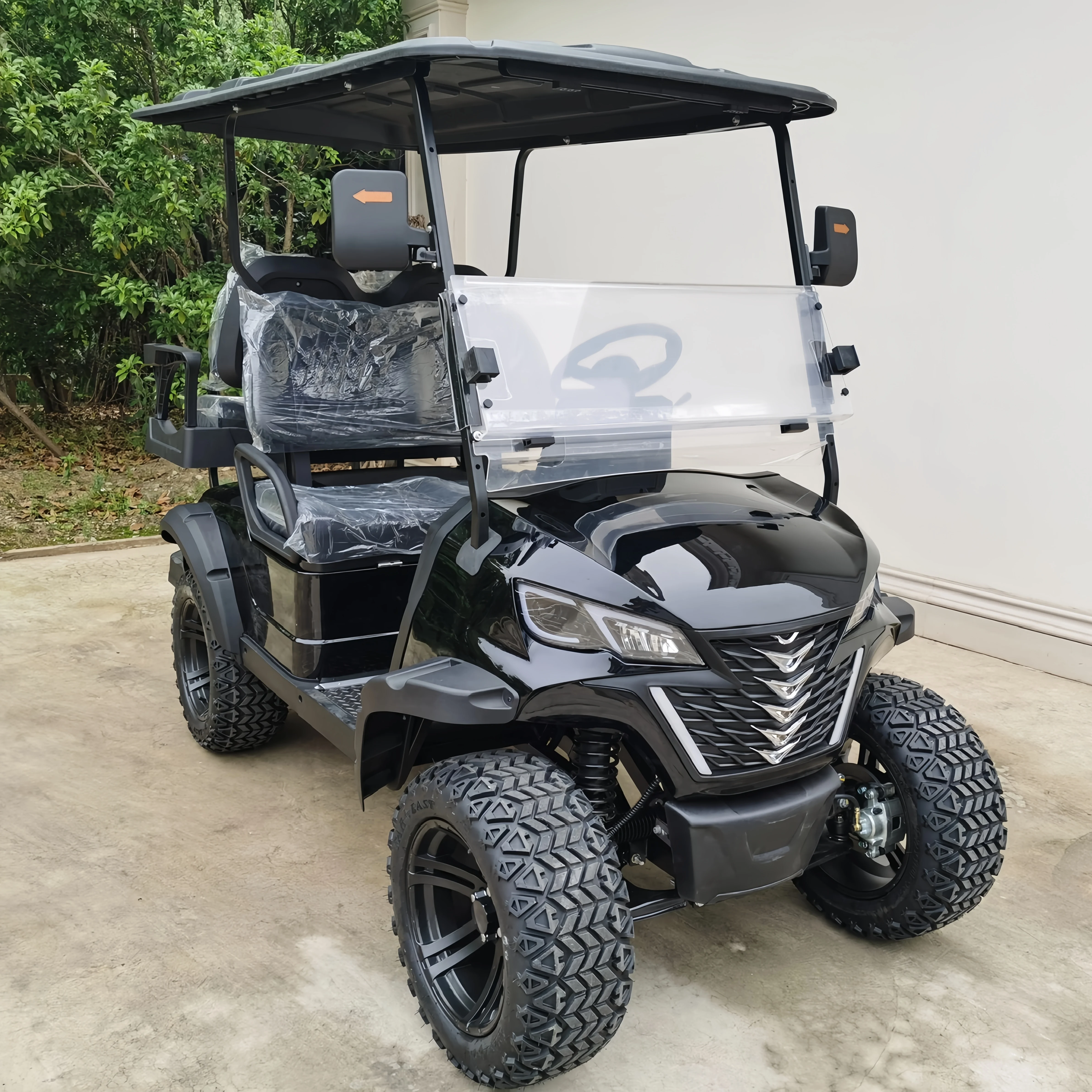 High Powered Road Heavy Duty 4 Seater Electric Golf Cart Electric Hunting Golf Buggy