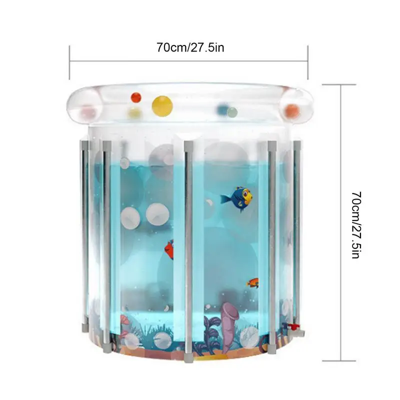 Style Portable Bathtub Inflatable Adults Children Bath Tub Folding Winner Bathroom Shower Supplies To Keep Warm