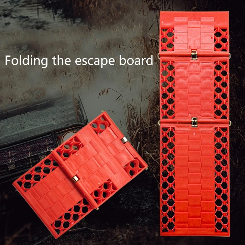 

Traction Mat Car Escape Tool Durable Tire Grip Aid Reliable Companion Foldable Tire Traction Mat for Snow Ice Mud Drop Shipping