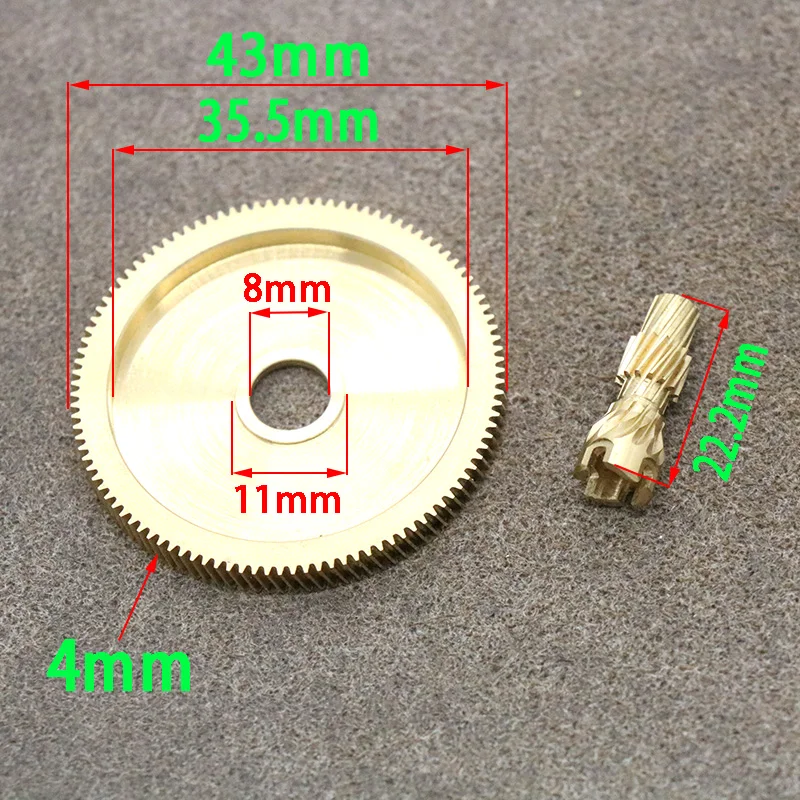 Gold Copper Alloy Gear Left Right Speed Ratio 7.4 FOR Shimano Curado DC 21 Scorpion DC Baitcast Reel Repair Upkeep Accessories Gold Copper Alloy Gear Left Right Speed Ratio 7.4 FOR Shimano Curado DC 21 Scorpion DC Baitcast Reel Repair Upkeep Accessories