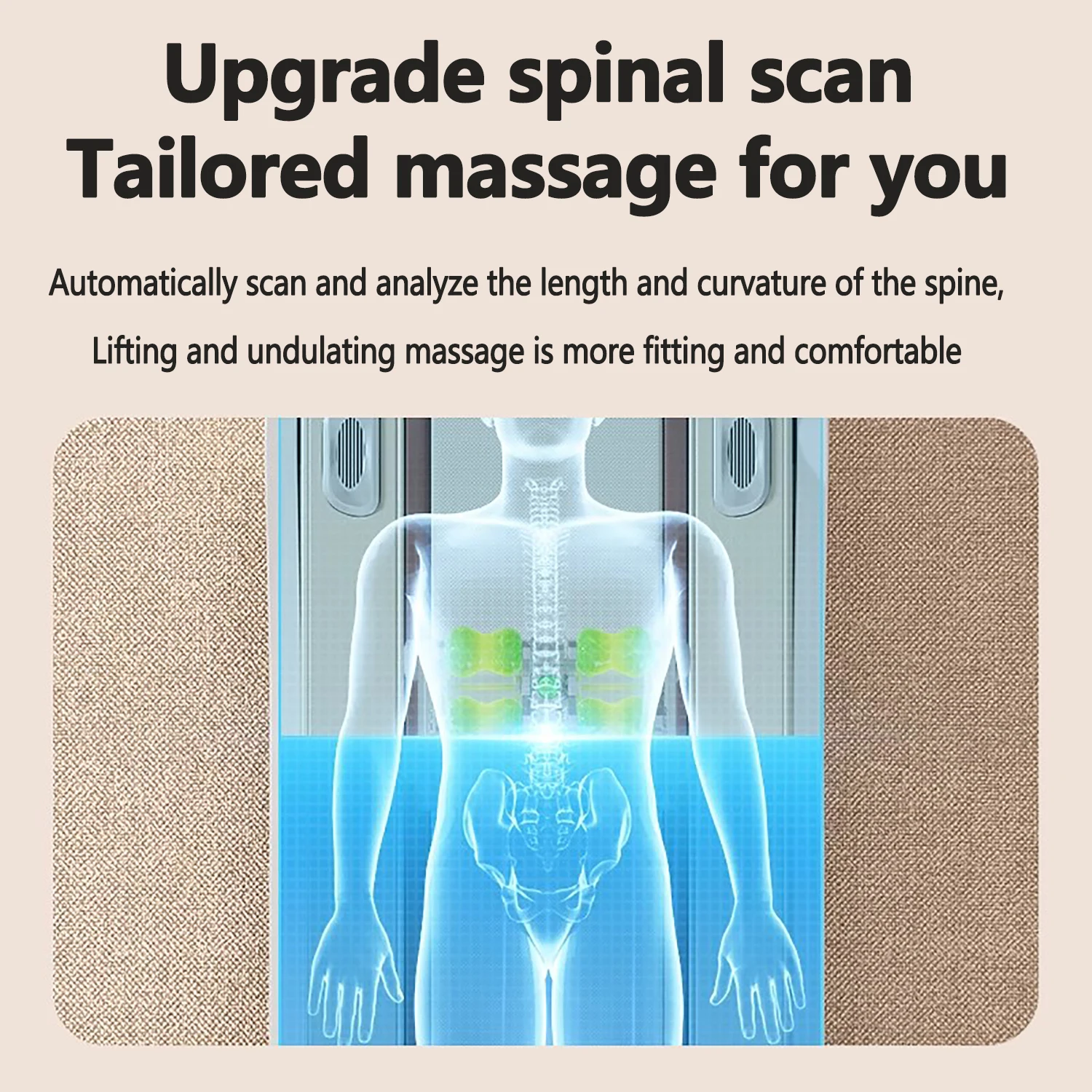 2024 Massage Bed Electric 3D Jade Lifting Top Best Warm LCD Automatic Rolling 3-year warranty Thermal Jade Stone Massage Bed 2