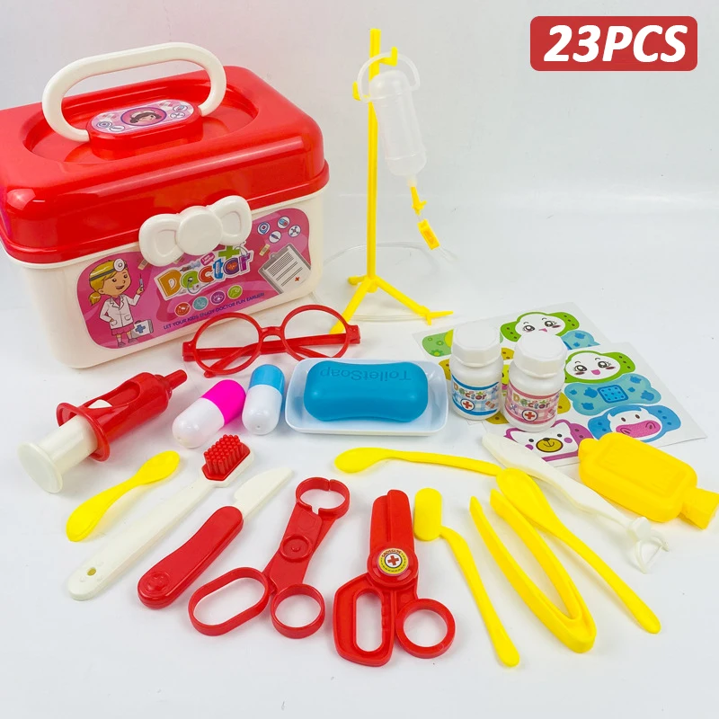 Achetez en gros Bois Semblant Médecin Sac Enfant Dentiste Jeu De Rôle  Enfants L'éducation Médecine Boîte Kit Outils Médecin Ensemble Jouet Pour  Les Filles Pet Valise Chine et Médecin Dentiste Kit à