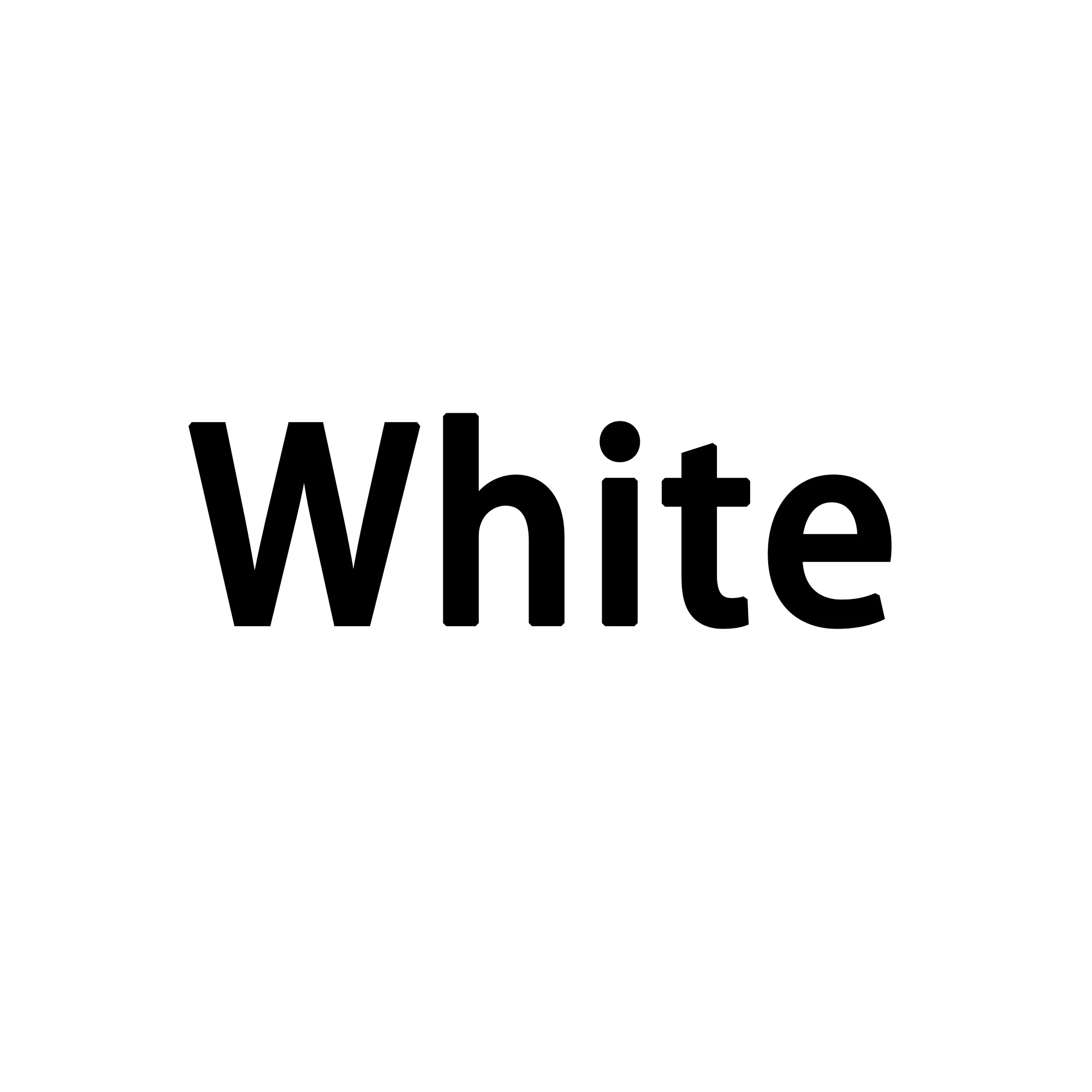 White