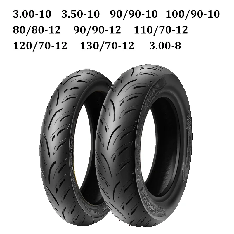 Pneumatici 3.00/90-10/3.50/90-10 90/90/90-10 100/90/90-12 80/80/70-12 90/90/70-12 110/70/90-12 120/70/70-8 Pneumatici Per Vuoto Per Veicoli Elettrici