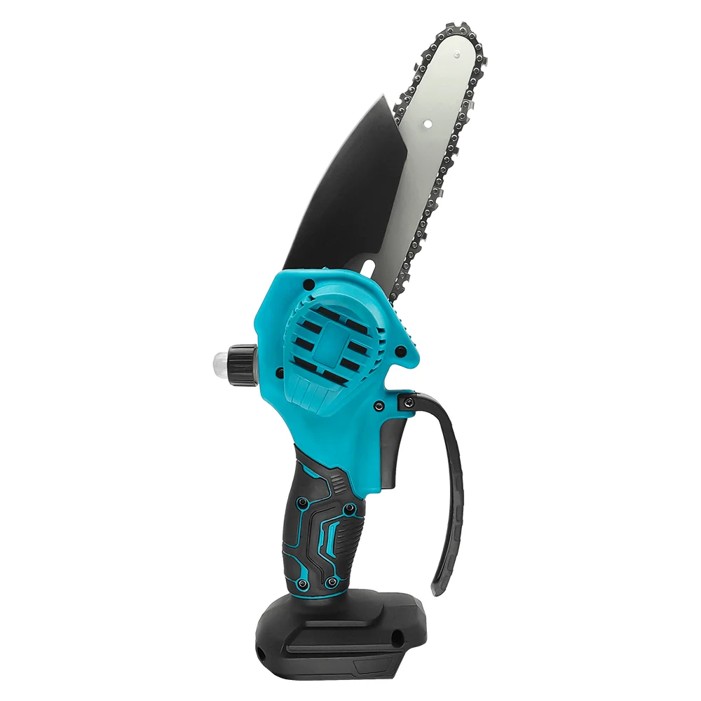 6 Inch Mini Electric Saw Cordless Chainsaw Woodworking Garden Tools Handheld Tree Branch Logging Cutter For Makita 18V Battery 2